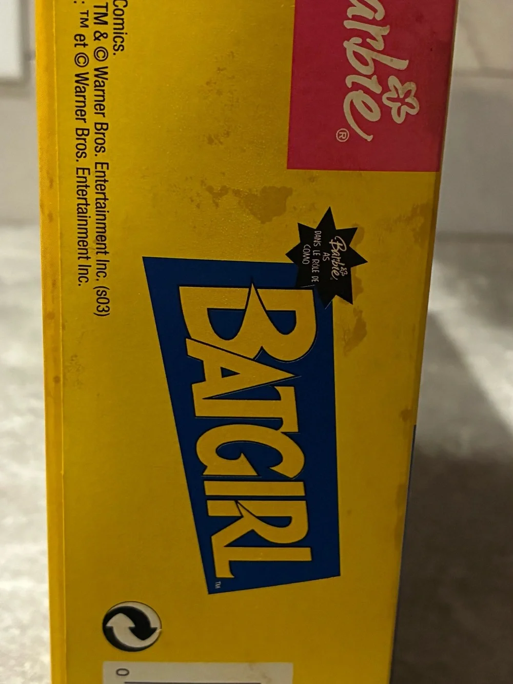 2003 Barbie as Batgirl DC Comics Doll NRFB B5835